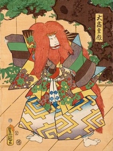 Kunisada Kabuki Lion Dance
